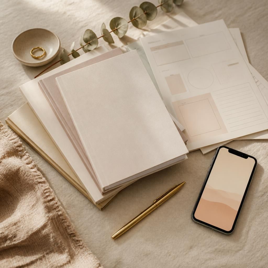 Bonos imprimibles: planner, tracker y diario de gratitud